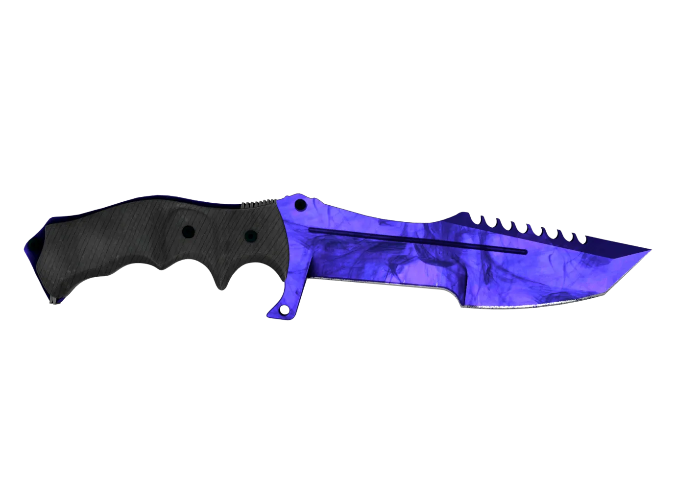 StatTrak Huntsman Knife Doppler Factory New Sapphire CS2 Skin