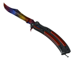 Artwork for [FN] ★ Butterfly Knife | Marble Fade