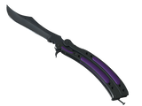 Artwork for [MW] ★ Butterfly Knife | Ultraviolet