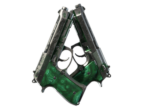 Dual Berettas | Polished Malachite