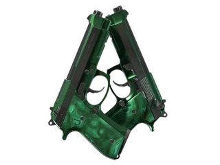 Dual Berettas | Polished Malachite