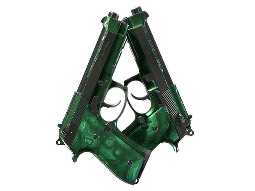 Dual Berettas | Polished Malachite