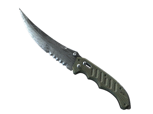 Flip Knife | Damascus Steel