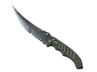 Flip Knife | Damascus Steel