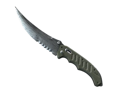 Flip Knife | Damascus Steel
