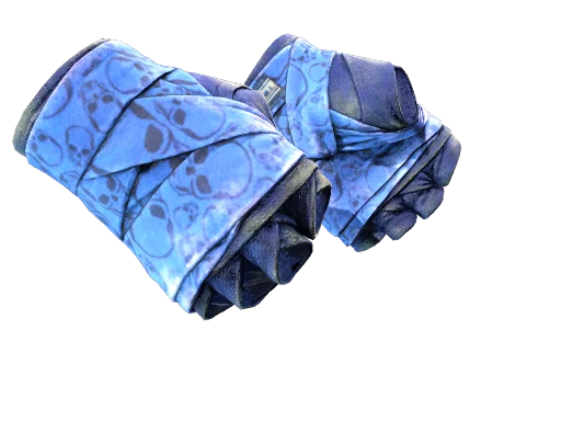 Hand Wraps | Cobalt Skulls