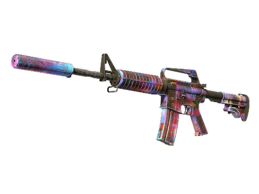 M4A1-S | Glitched Paint (Well-Worn)