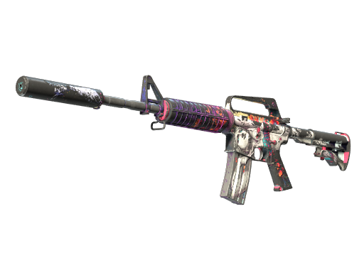 M4A1-S | Vaporwave (Battle-Scarred)