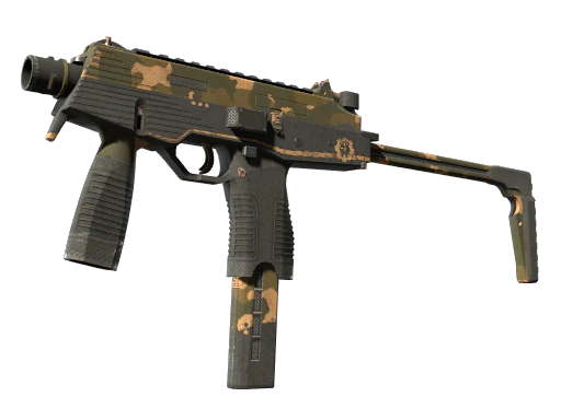 MP9 | Black Sand (Battle-Scarred)