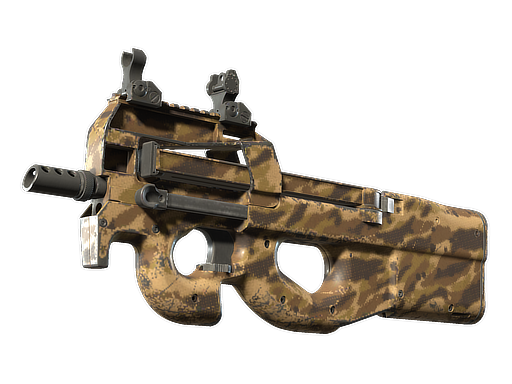 P90 | Desert Halftone (Well-Worn)