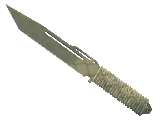 ★ Paracord Knife | Safari Mesh (Minimal Wear)