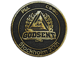 Artwork for Patch | GODSENT (Gold) | Stockholm 2021