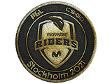 Artwork for Patch | Movistar Riders (Gold) | Stockholm 2021