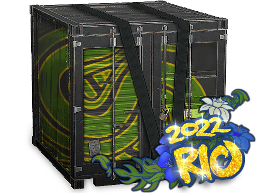Rio 2022 Storage Unit with Glitter Stickers