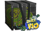 Artwork for Rio 2022 Storage Unit with Glitter Stickers