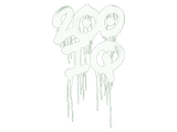 Artwork for Sealed Graffiti | 200 IQ (Cash Green)