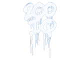 Artwork for Sealed Graffiti | 200 IQ (Monarch Blue)