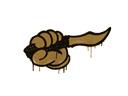 Sealed Graffiti | Backstab (Desert Amber)