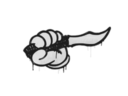 Sealed Graffiti | Backstab (Shark White)