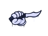 Artwork for Sealed Graffiti | Backstab (SWAT Blue)