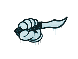 Sealed Graffiti | Backstab (Wire Blue)