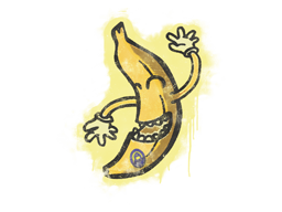 Sealed Graffiti | Banana