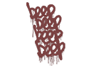 Sealed Graffiti | BEEP (Brick Red)
