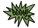 Sealed Graffiti | BOOM (Battle Green)