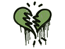 Artwork for Sealed Graffiti | Broken Heart (Battle Green)