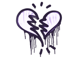 Artwork for Sealed Graffiti | Broken Heart (Monster Purple)