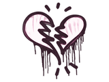 Artwork for Sealed Graffiti | Broken Heart (Princess Pink)
