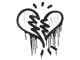 Artwork for Sealed Graffiti | Broken Heart (Shark White)