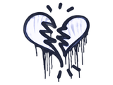 Artwork for Sealed Graffiti | Broken Heart (SWAT Blue)