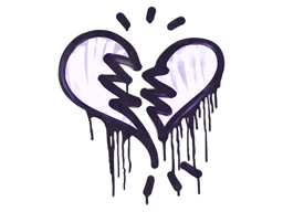 Sealed Graffiti | Broken Heart (Violent Violet)
