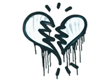 Artwork for Sealed Graffiti | Broken Heart (Wire Blue)