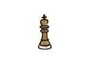 Artwork for Sealed Graffiti | Chess King (Desert Amber)