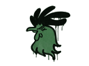 Artwork for Sealed Graffiti | Cocky (Jungle Green)