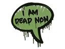 Sealed Graffiti | Dead Now (Battle Green)