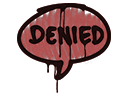Artwork for Sealed Graffiti | Denied (Blood Red)