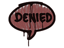 Artwork for Sealed Graffiti | Denied (Brick Red)