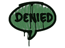 Artwork for Sealed Graffiti | Denied (Jungle Green)