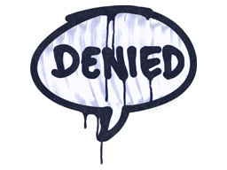 Sealed Graffiti | Denied (SWAT Blue)