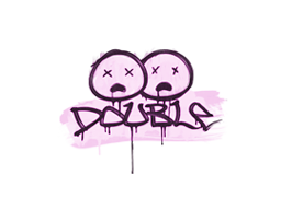 Sealed Graffiti | Double (Bazooka Pink)