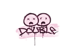 Sealed Graffiti | Double (Princess Pink)