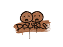 Sealed Graffiti | Double (Tiger Orange)