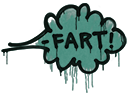 Artwork for Sealed Graffiti | Fart (Frog Green)