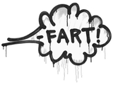 Artwork for Sealed Graffiti | Fart (Shark White)