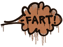 Artwork for Sealed Graffiti | Fart (Tiger Orange)