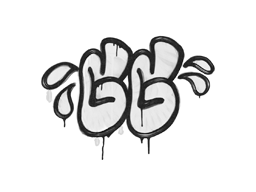 Sealed Graffiti | GGWP (Shark White)