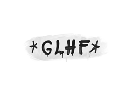 Sealed Graffiti | GLHF (Shark White)